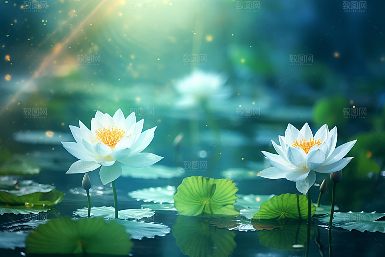 夏至清凉解暑夏天素材