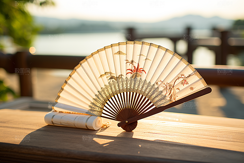 夏至夏天清凉解暑素材