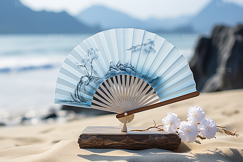 夏至清凉解暑自然素材