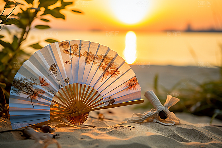 夏至自然清新素材
