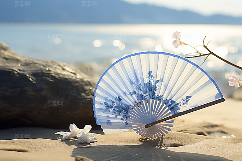 夏至夏天清新素材