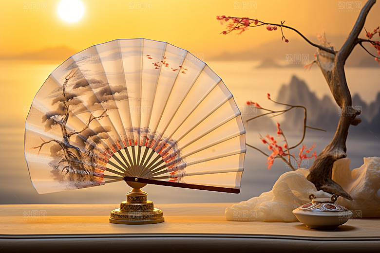 夏至清凉解暑自然素材