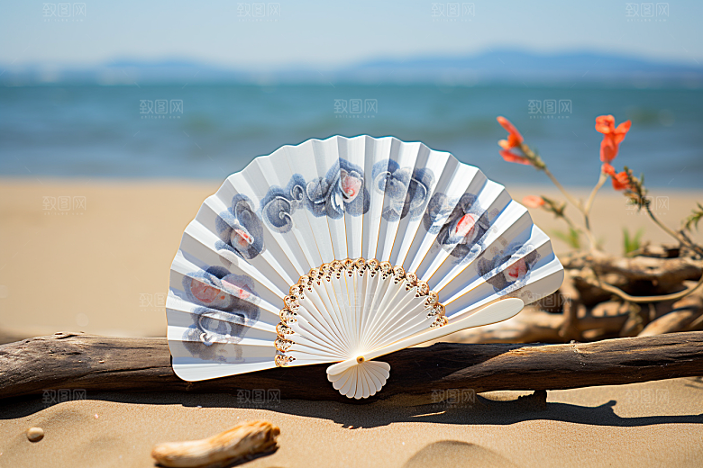 夏至清凉解暑元素素材