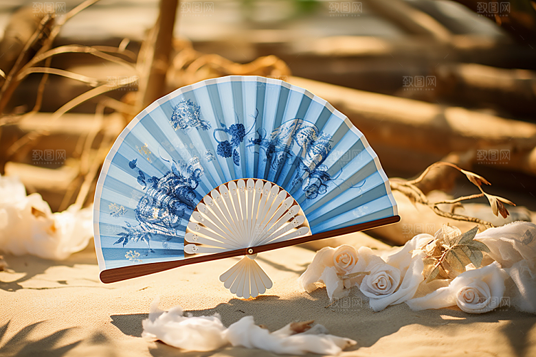 夏至清凉解暑氛围素材