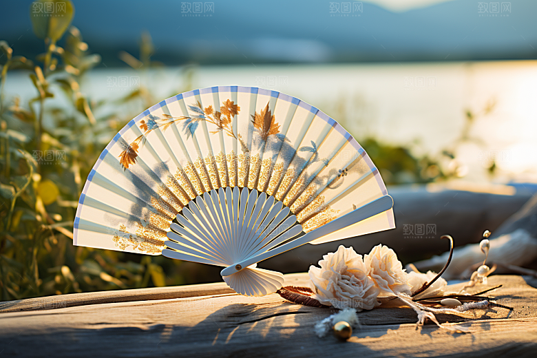 夏至氛围元素素材