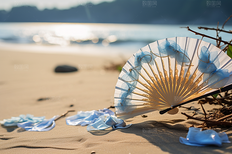 夏至自然清凉解暑素材
