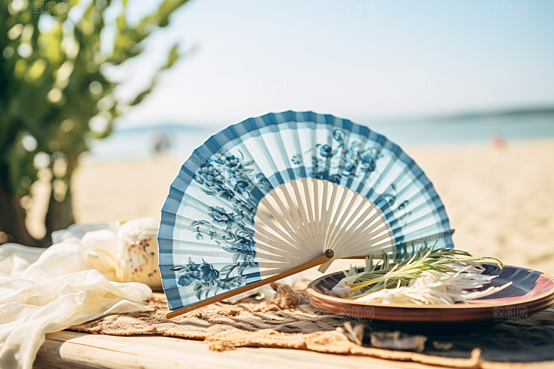 夏至氛围元素素材