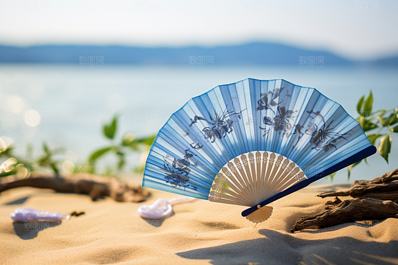 夏至清凉解暑元素素材