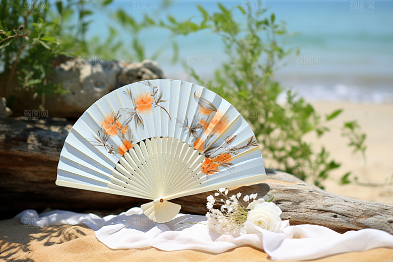 夏至清凉解暑氛围素材