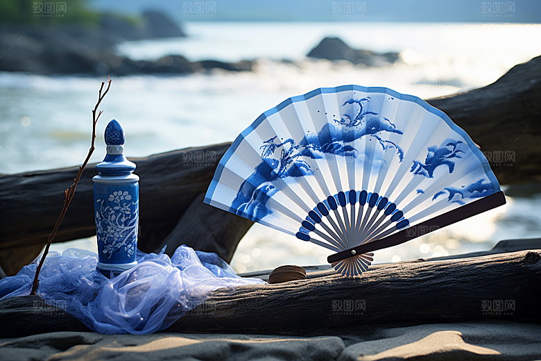 夏至清新氛围素材