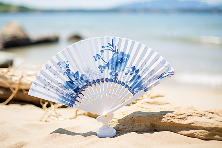 夏至清新氛围素材