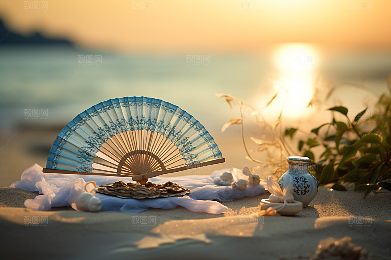 夏至氛围高清素材