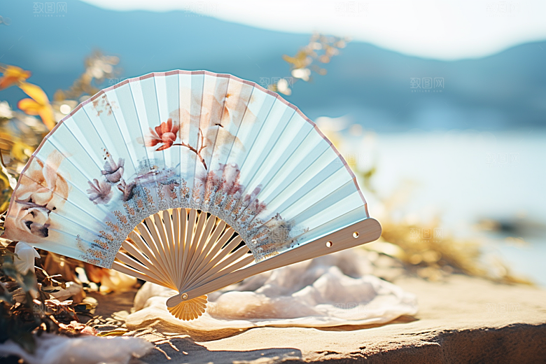 夏至氛围清新素材