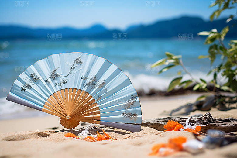 夏至氛围元素素材