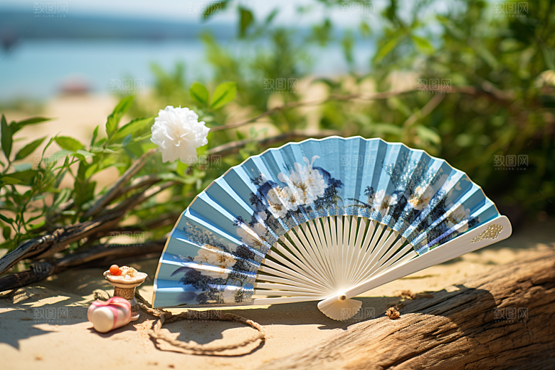 夏至清新氛围素材