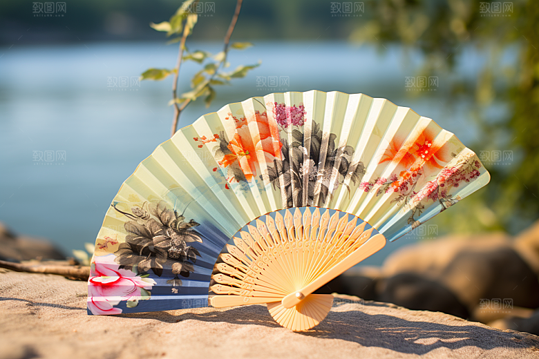 夏至夏天清凉解暑素材