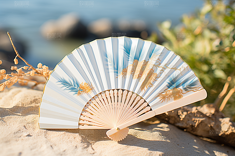 夏至清凉解暑元素素材