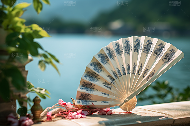 夏至清新夏天素材
