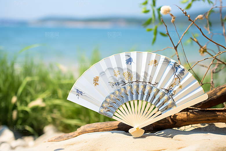 夏至夏天清凉解暑素材