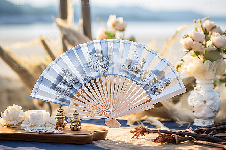 夏至清新清凉解暑素材