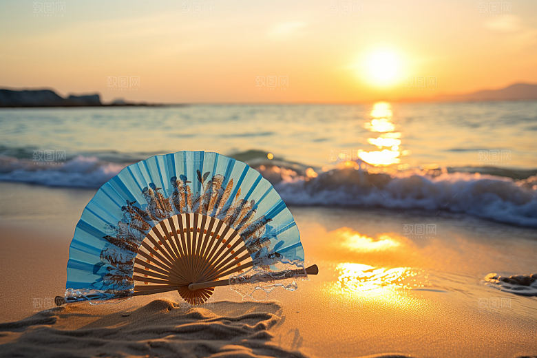 夏至清新夏天素材