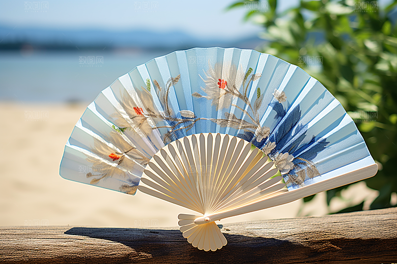 夏至自然清凉解暑素材