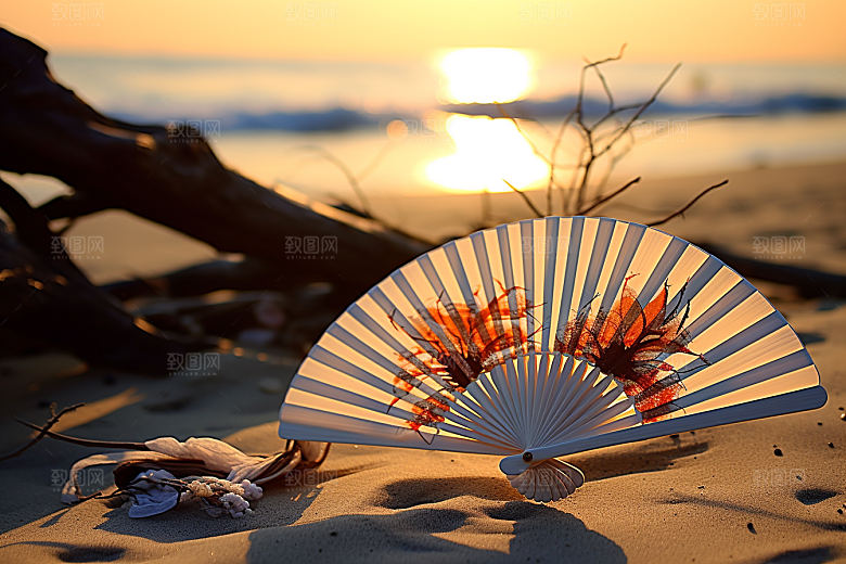 夏至高清清凉解暑素材