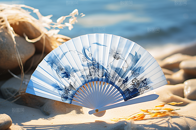 夏至自然清凉解暑素材