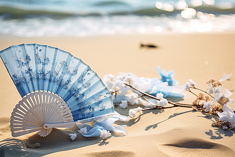 夏至氛围元素素材