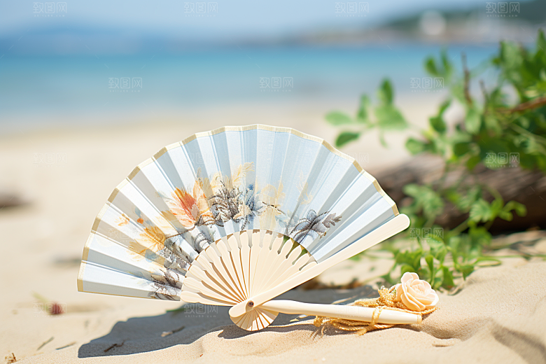 夏至清新夏天素材