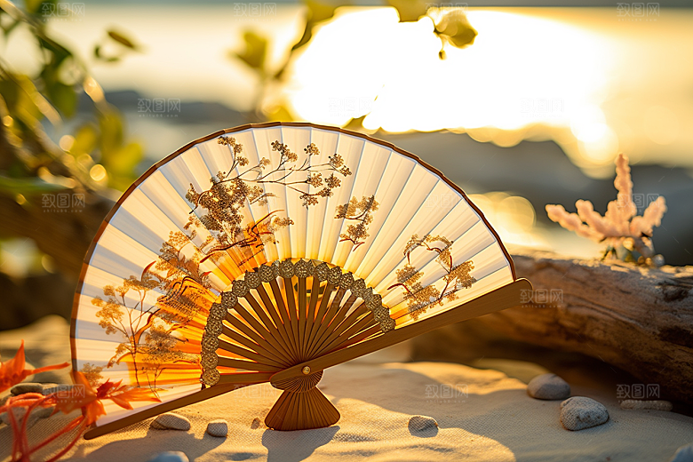 夏至清新元素素材