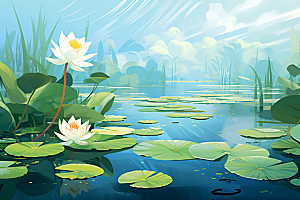 夏至夏天高清素材