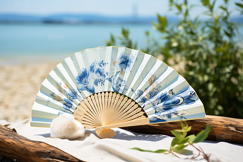 夏至清凉解暑元素素材