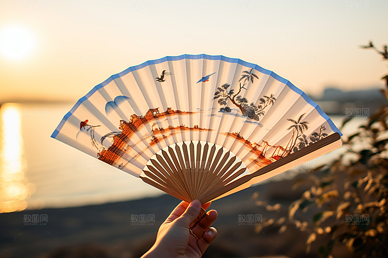 夏至清新夏天素材