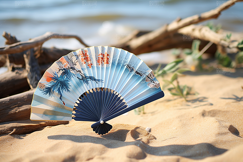 夏至清凉解暑元素素材