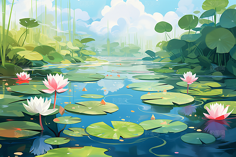 夏至自然高清素材