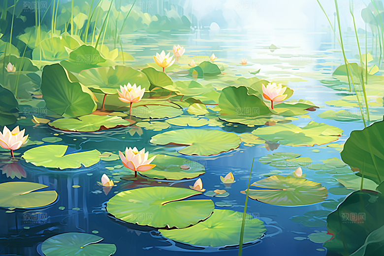 夏至元素自然素材
