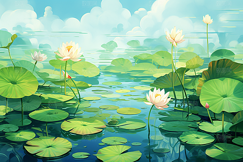 夏至高清氛围素材