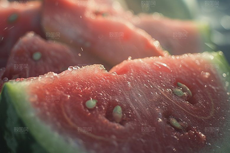 西瓜水果清凉仲夏