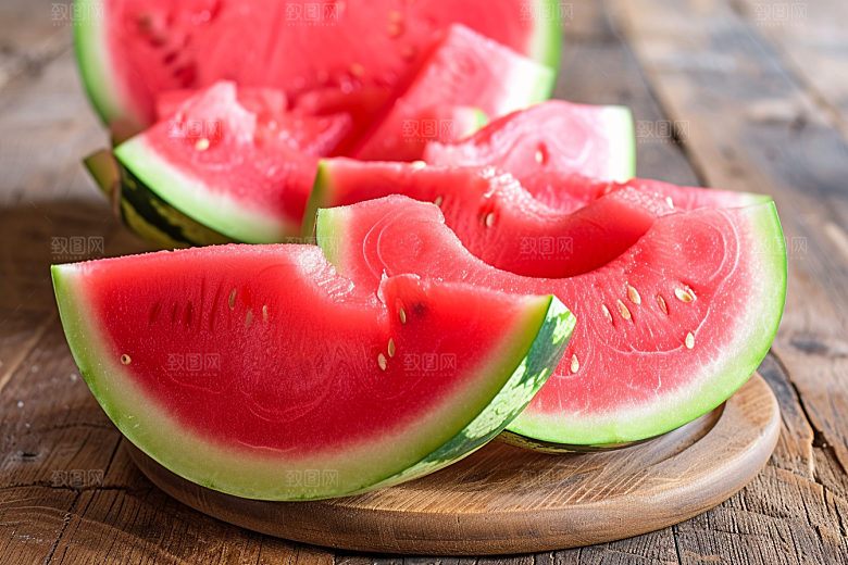 西瓜水果美食夏天