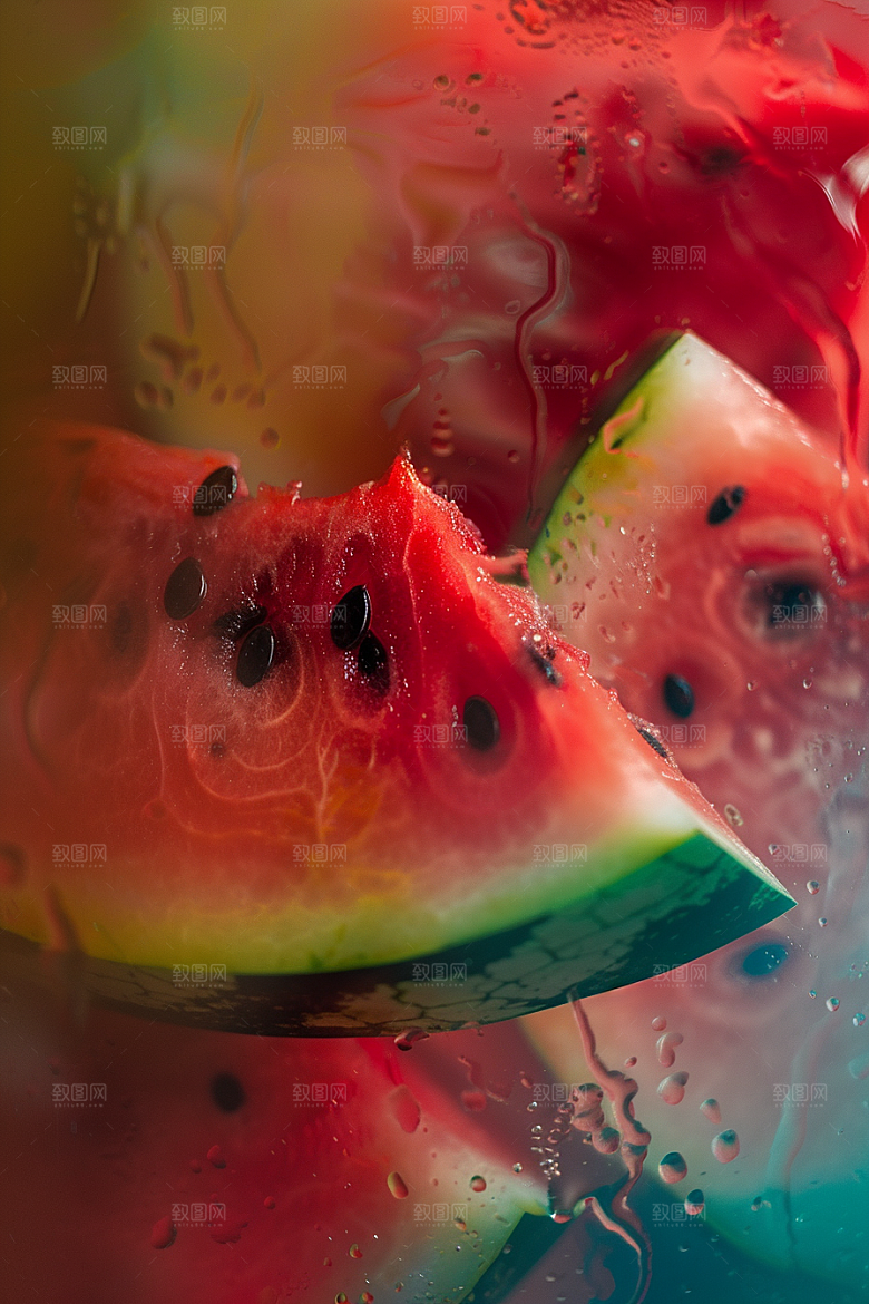 西瓜水果美食立夏