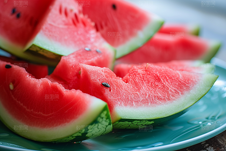 西瓜水果夏季高清