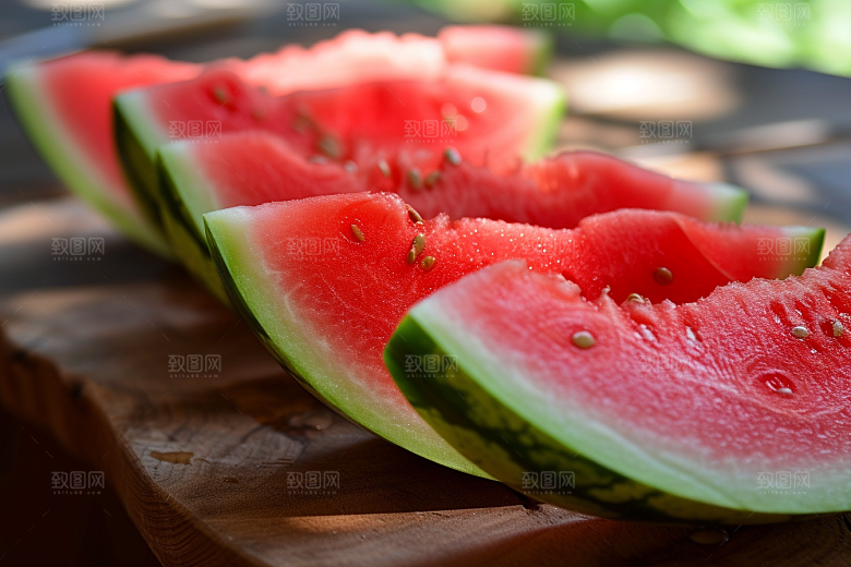 西瓜水果立夏夏天