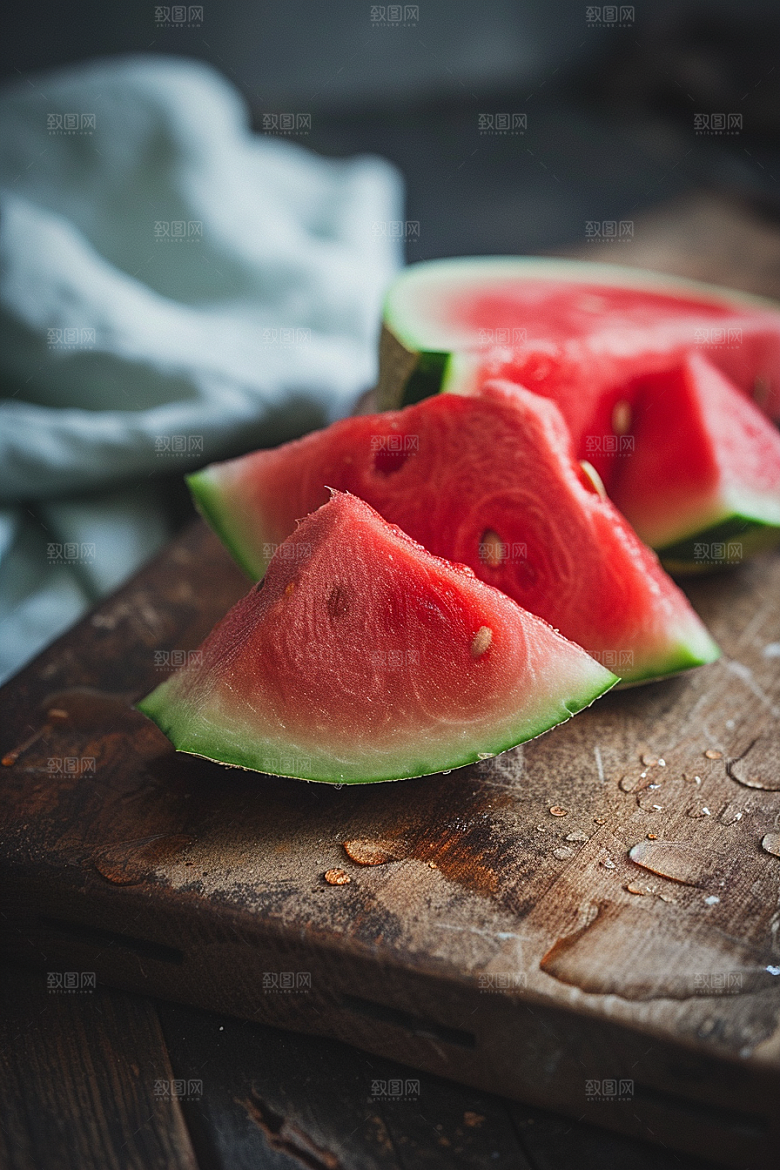 西瓜水果清凉夏天