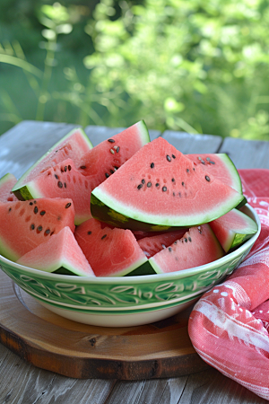 西瓜水果清凉立夏