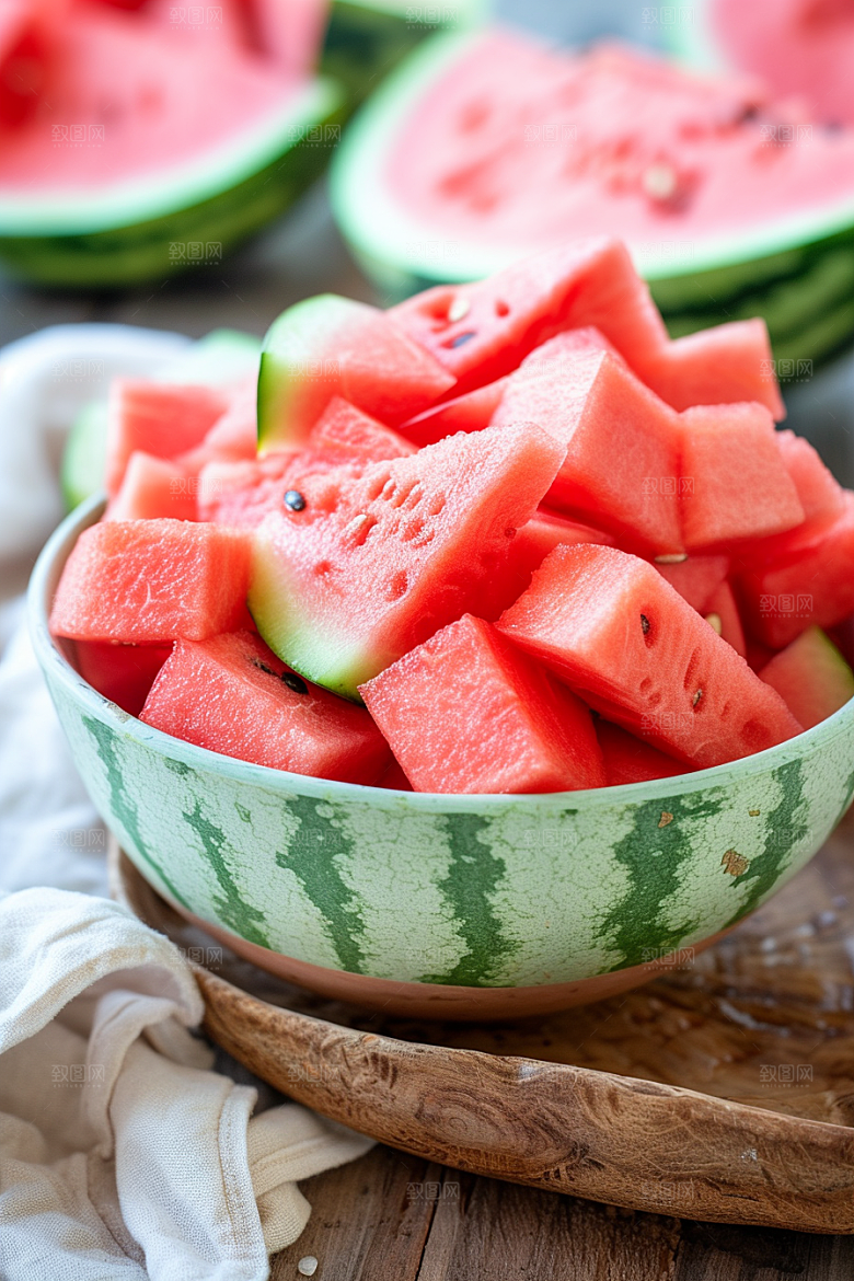 西瓜水果夏季立夏
