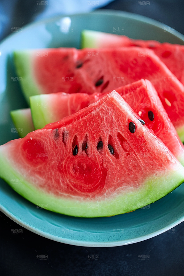 西瓜水果夏天自然