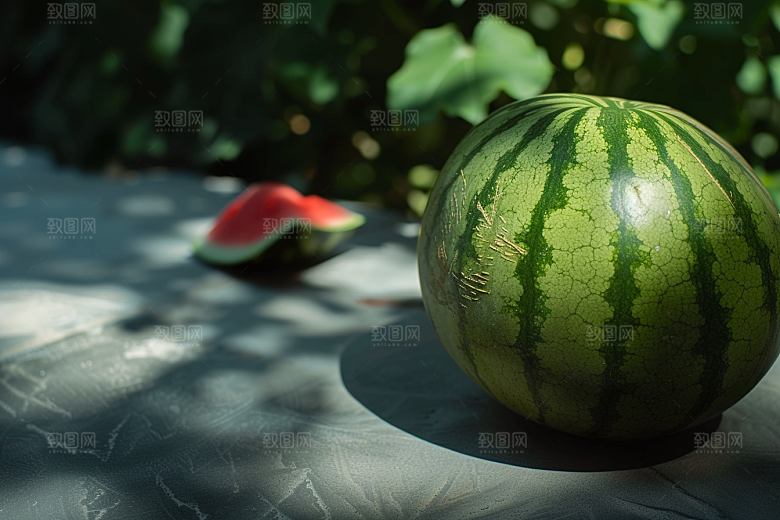 西瓜水果夏天立夏