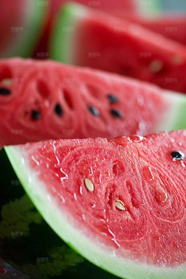 西瓜水果立夏清新