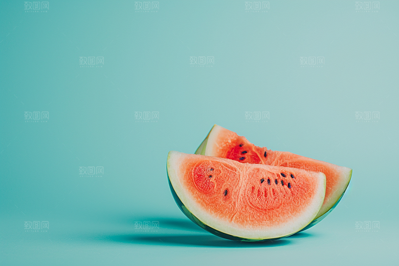西瓜水果美食夏天